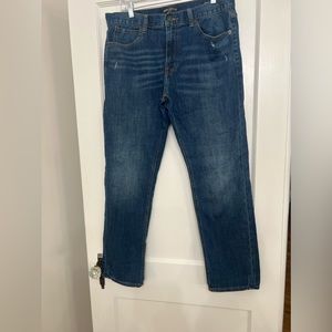 Jcrew mercantile flex straight denim jeans 33